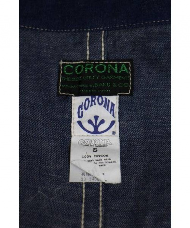 買取・査定情報 CORONA コロナ デニムカバーオール メンズ SIZE S 参考