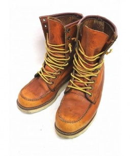 買取・査定情報 RED WING レッドウィング ブーツ アイリッシュセッター 877 97年製 犬刻印 SIZE 8  ブラウン｜洋服や古着の買取と販売【トレファクスタイル】