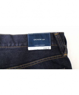 買取・査定情報 DENIM BY VANQUISH & FRAGMENT(デニムバイバンキッシュ&フラグメント)ノンウォッシュロークロッチクロップド デニム｜洋服や古着の買取と販売【トレファクスタイル】