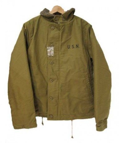 買取・査定情報 NAVY DEPARTMENT N-1デッキジャケット メンズ カーキ