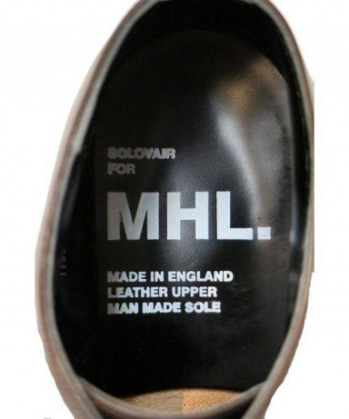 買取・査定情報 SOLOVAIR FOR MHL. 3アイギブソンシューズ メンズ SIZE