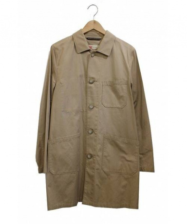 買取 査定情報 Traditional Weatherwear トラディショナルウェザーウェア コットンショップコート Abercarn メンズ ベージュ Size S Uk36 15ss 洋服や古着の買取と販売 トレファクスタイル