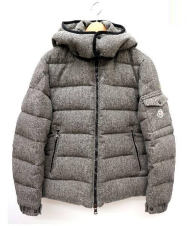 買取 査定情報 Moncler モンクレール ヘリンボーンウールダウンジャケット 洋服や古着の買取と販売 トレファクスタイル