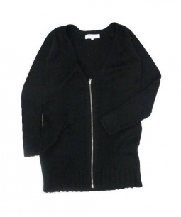 買取・査定情報 ALEXANDER WANG TRICOT ジップアップニットワンピース レディース ブラック SIZE XS-S ｜洋服や古着の買取と販売【トレファクスタイル】