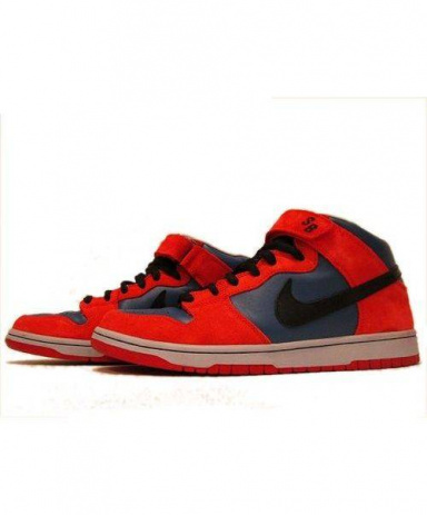 買取 査定情報 Nike ミッドカットスニーカー メンズ ネイビー レッド Dunk Mid Pro Sb 洋服や古着の買取と販売 トレファクスタイル