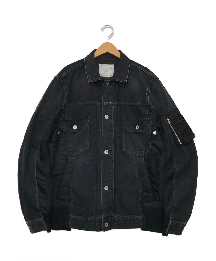 sacai (サカイ) Denim x MA-1 Jacket ブラック  SCM-022の買取アイテムの詳細｜ブランド品や古着が買える・売れる専門店【ブランドコレクト】